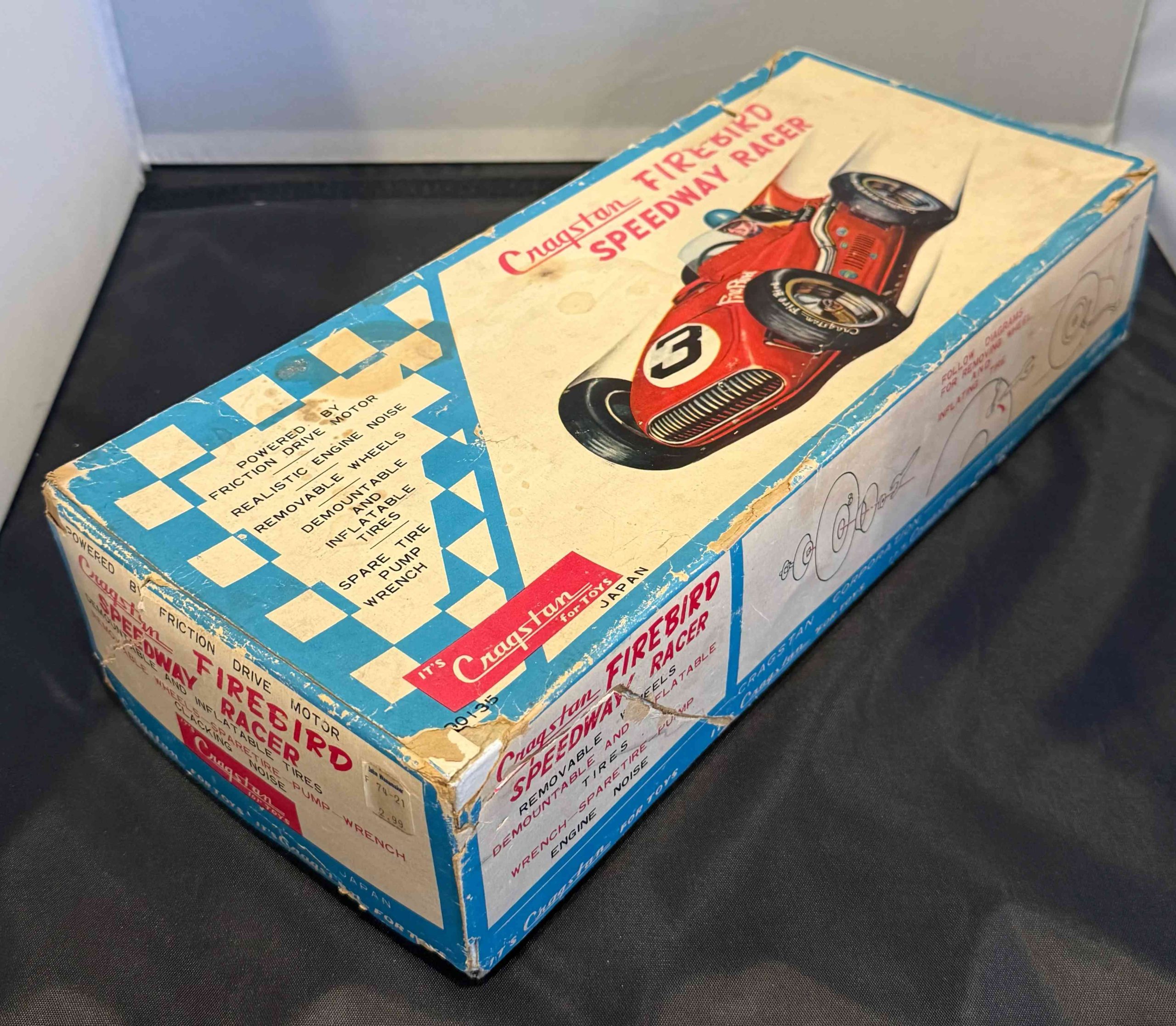 Boxed Cragstan Firebird Speedway Racer - Tomiyama 14.5